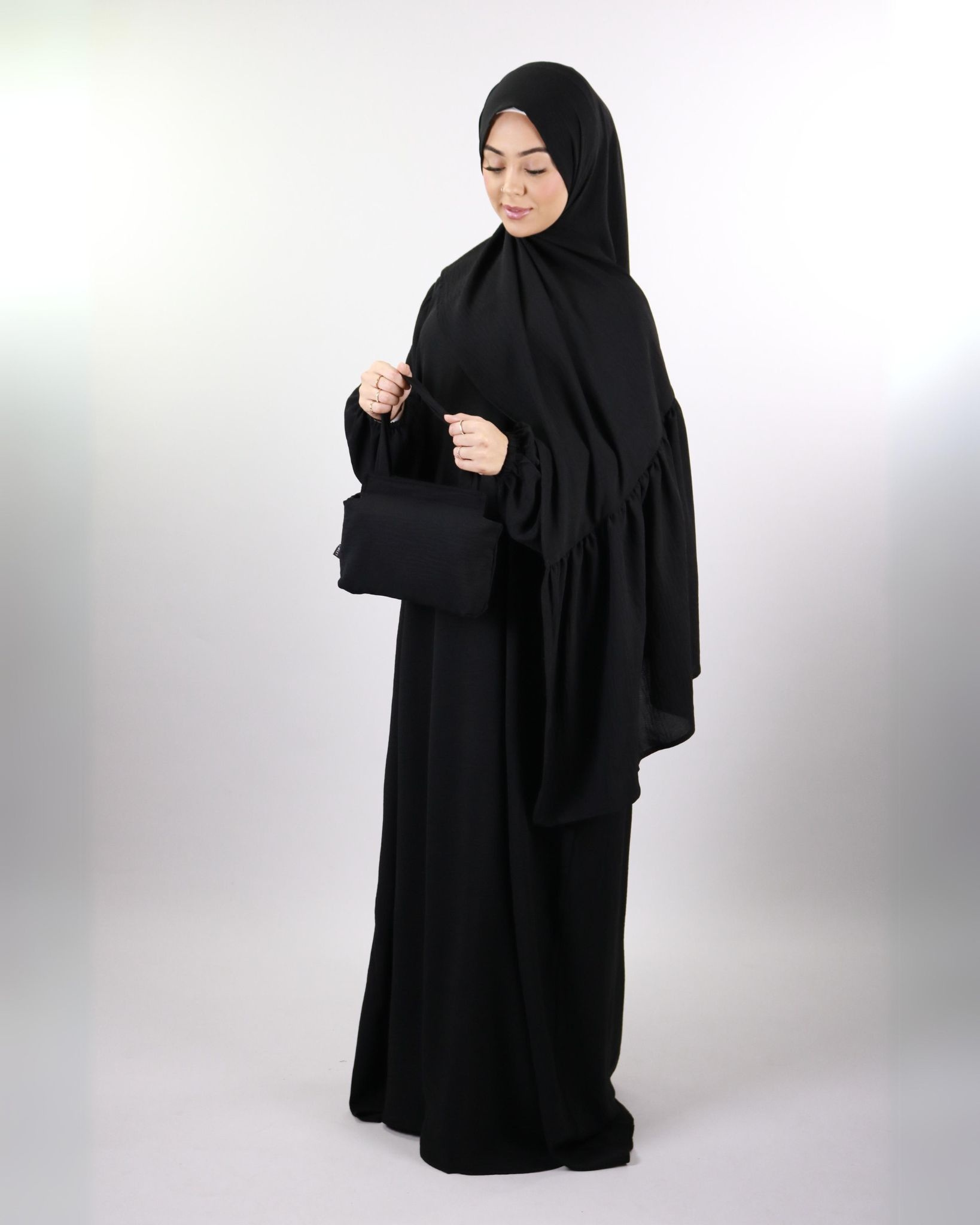 Ensemble 3 pièces Noir pour Hajj / Omra / Priére / Mosquée