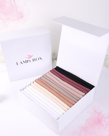 Lamis Box XL - Coffret personnalisé de 8 hijabs
