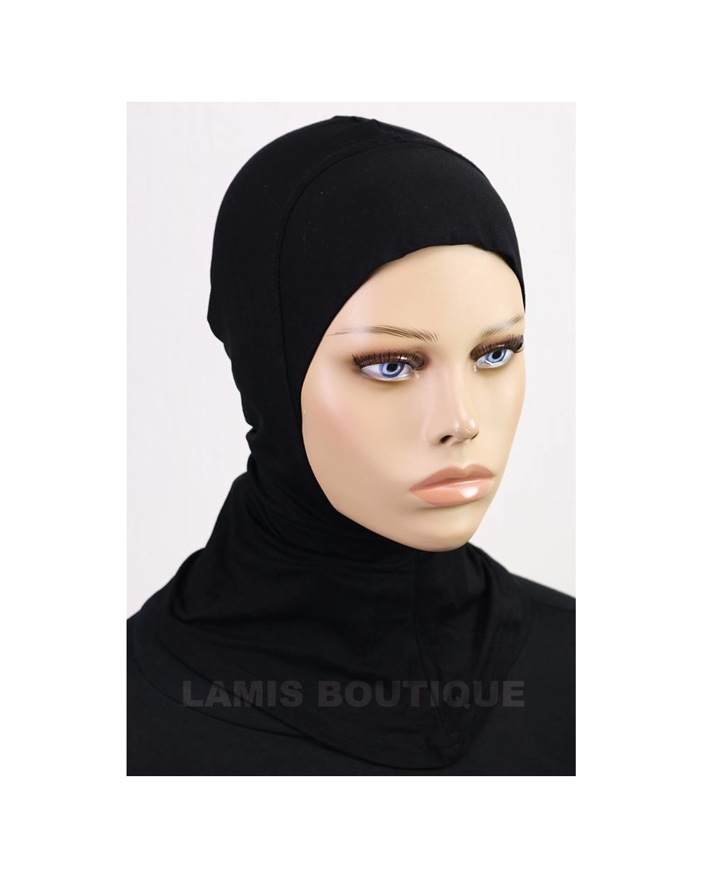 Sous hijab cagoule Ninja noir