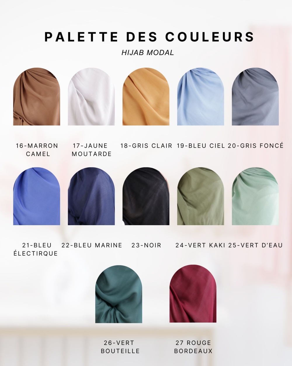 LamisHijab CL000 Krepp Hijab - Hochwertiger Schleier Für Muslimische Frauen