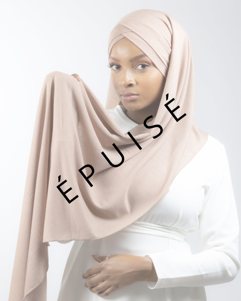 Hijab à enfiler pour hiver en Maille