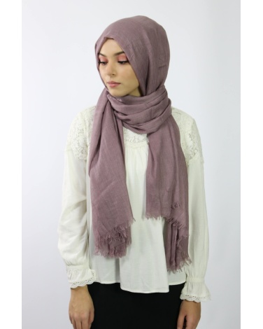 Maxi Hijab Coton PREMIUM mauve★