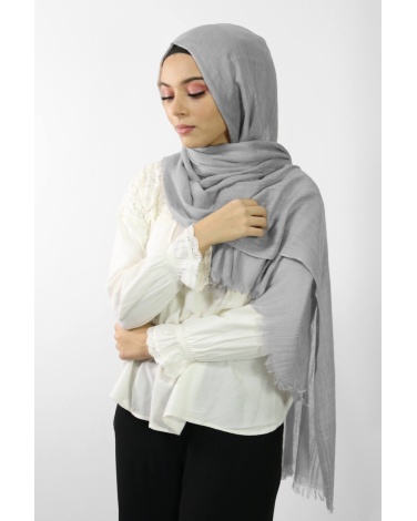 Maxi Hijab Coton PREMIUM avec dentelle  ★
