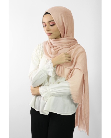 Maxi Hijab Coton PREMIUM saumon★