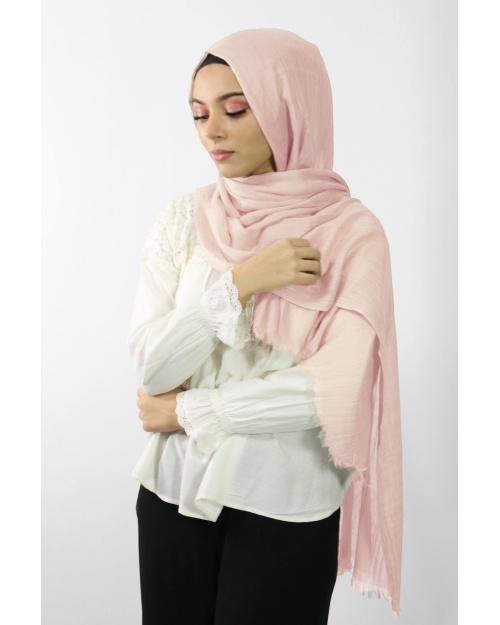 Maxi Hijab Coton PREMIUM rose 