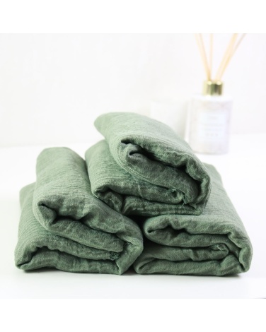 Maxi hijab froissé vert clair