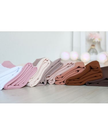 Lot 4 hijabs crêpe mousseline