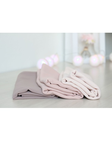 Lot 4 hijabs crêpe mousseline