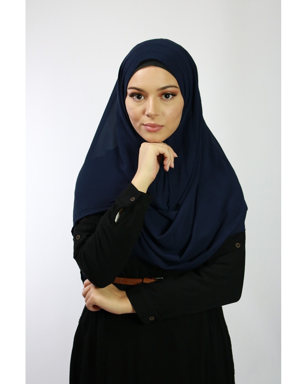 Jilbab bleu nuit hotsell