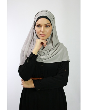 Hijab à enfiler rose