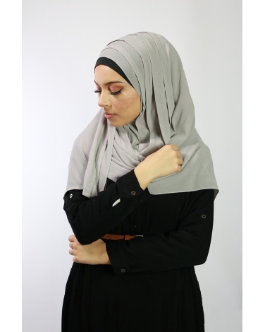 Hijab à enfiler rose
