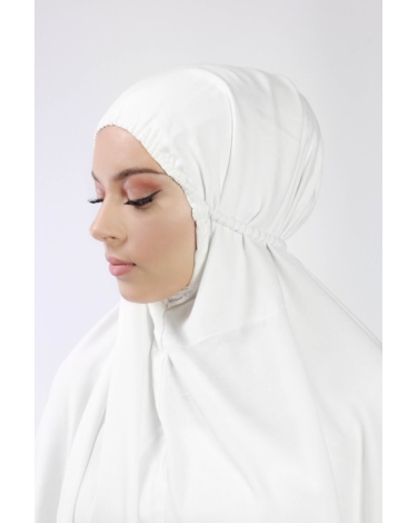 Ensemble de prière 3 pièces uni blanc