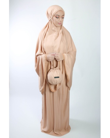 Ensemble de priére 3 piéces Fleuri Rose