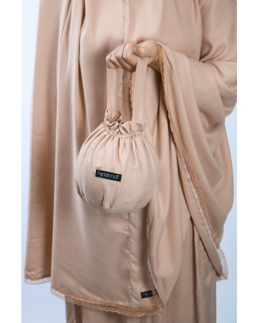 Ensemble de prière 3 pièces uni nude