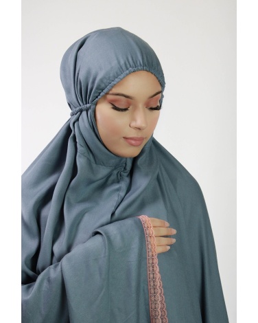 Ensemble de priére 3 piéces Fleuri Rose