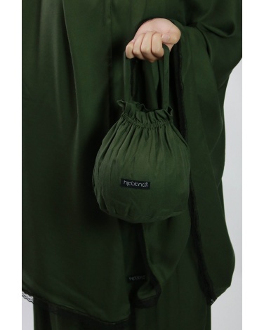 Ensemble de prière 3 pièces uni vert militaire