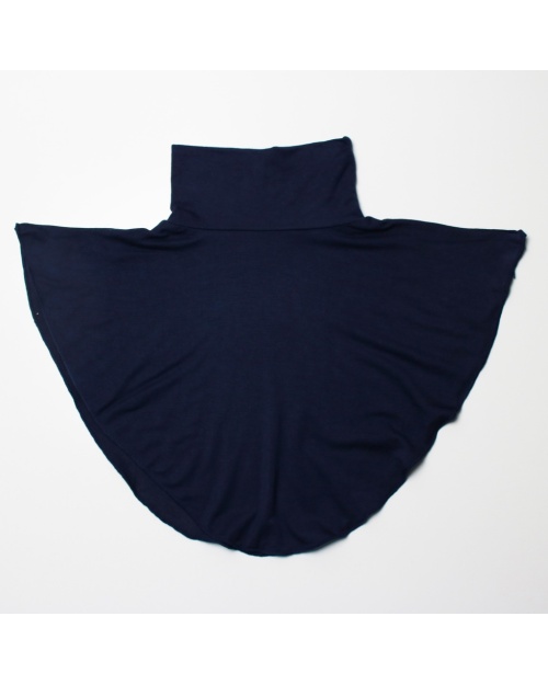 Faux col Beige Bleu marine