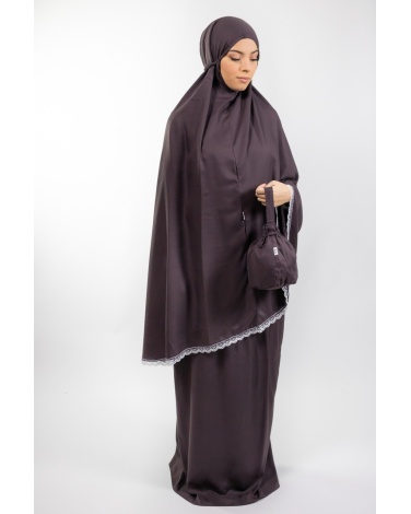 Ensemble de prière uni rose mountbaten