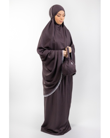 Ensemble de prière uni rose mountbaten