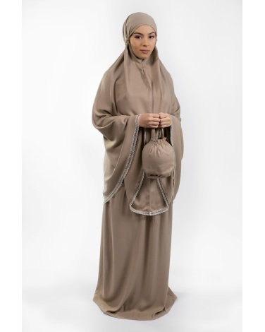 Ensemble de prière uni rose mountbaten