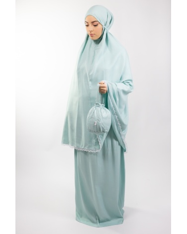 Ensemble de prière uni rose mountbaten