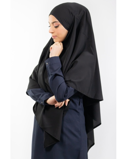 Khimar cape jilbab noir