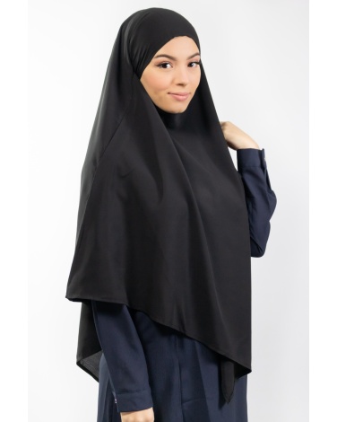 Khimar à enfiler noir