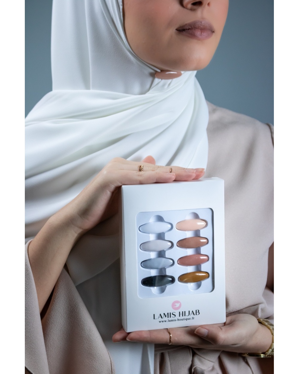Boite épingles pour hijab