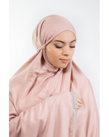 Ensemble de prière uni rose mountbaten