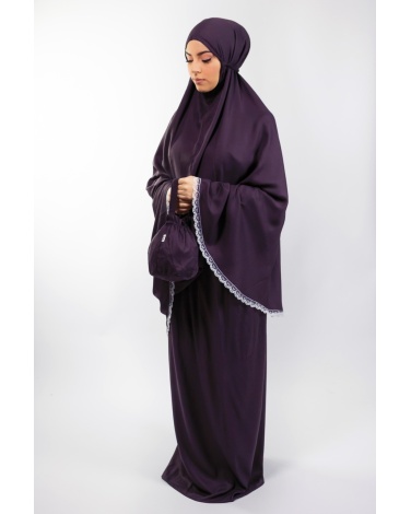 Ensemble de prière uni rose mountbaten