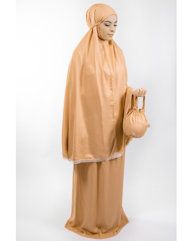 Ensemble de prière uni rose mountbaten