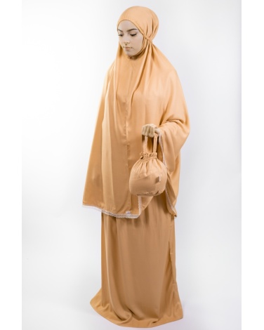 Ensemble de prière uni rose mountbaten