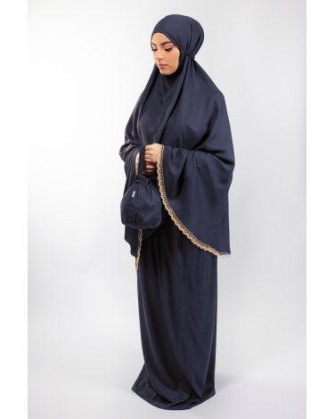 Ensemble de prière uni rose mountbaten