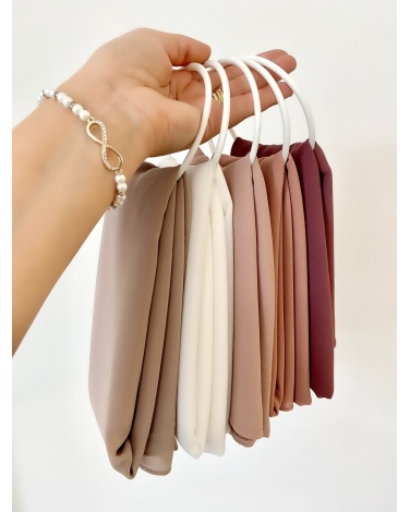 Hijab mousseline de soie