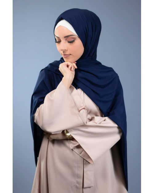 hijab jersey PREMIUM MAXI bleu marine