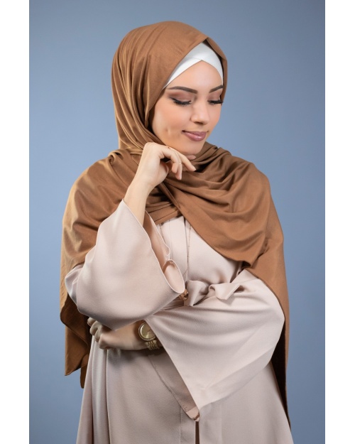 hijab jersey PREMIUM MAXI camel