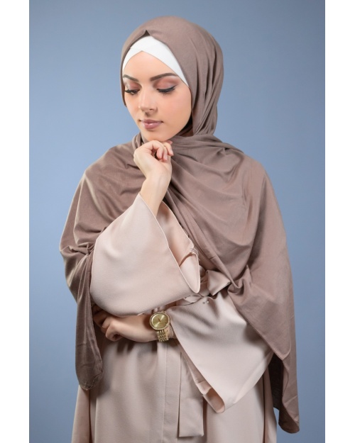 hijab jersey PREMIUM MAXI taupe