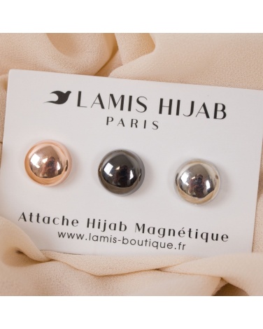 Lot d'attaches hijab magnétique double puissance