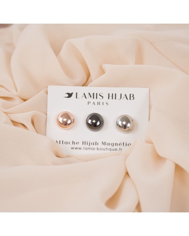 Lot d'attaches hijab magnétique double puissance