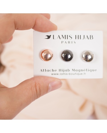 Lot d'attaches hijab magnétique double puissance
