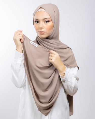 Hijab en crêpe de Luxe LamisHijab® Création