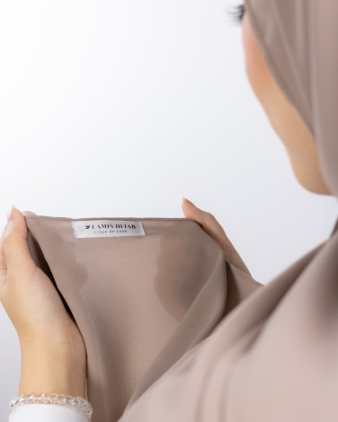 Hijab en crêpe de Luxe LamisHijab® Création