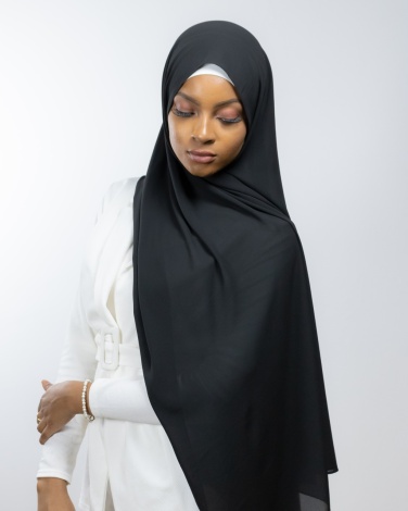 Hijab en crêpe de Luxe LamisHijab® Création