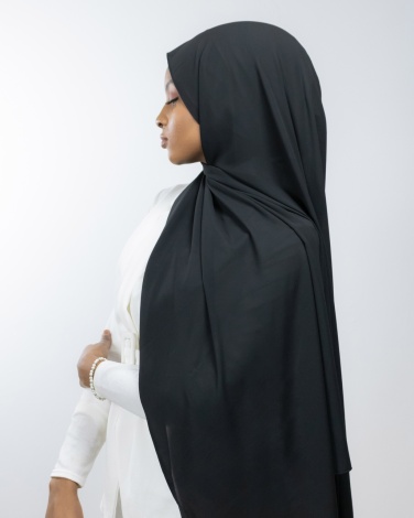 Hijab en crêpe de Luxe LamisHijab® Création