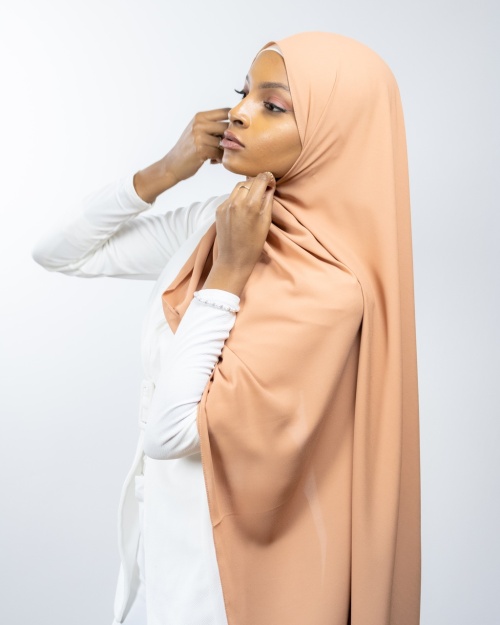 Maxi hijab mousseline de soie opaque 