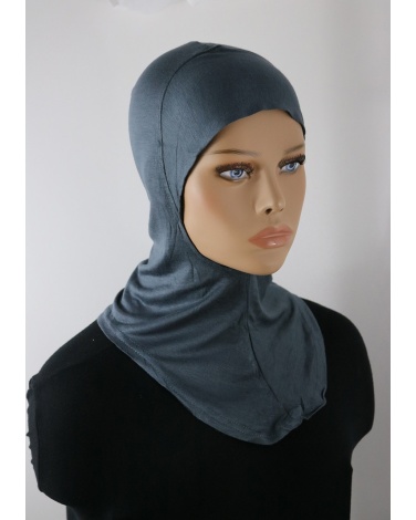 Sous hijab cagoule Ninja gris foncé