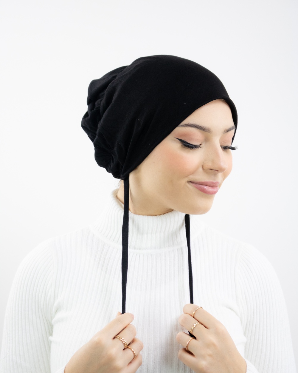 Sous hijab intérieur Satin de soie