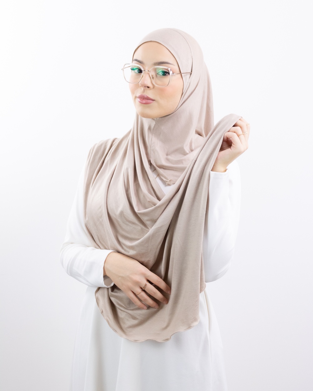 Hijab à enfiler pour lunette