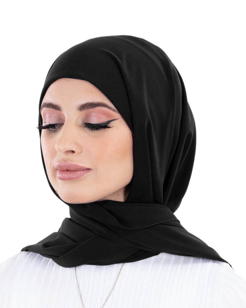 Instant Hijab With Integrated Underscarf In Medina Silk